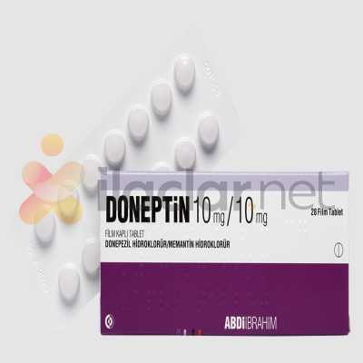 DONEPTIN 10 MG/10 MG 28 FILM KAPLI TABLET