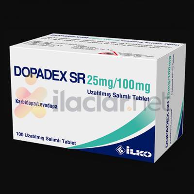 DOPADEX SR 25 MG/100 MG UZATILMIS SALIMLI 100 TABLET