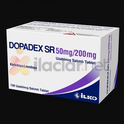 DOPADEX SR 50 MG/200 MG UZATILMIS SALIMLI 100 TABLET