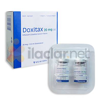 DOXITAX 20 MG STERIL APIROJEN IV INF. COZ. ICEREN FLAKON