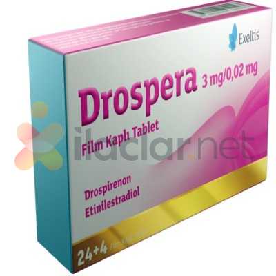 DROSPERA 3 MG/0,02 MG (24+4) FILM KAPLI TABLET