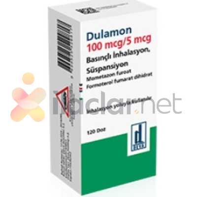 DULAMON 100 MCG/5 MCG BASINCLI INHALASYON, SUSPANSIYON (120 DOZ)