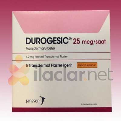 DUROGESIC 25 MCG/SAAT 5 TRANSDERMAL FLASTER