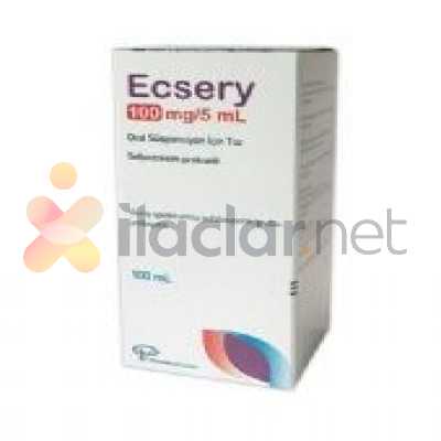 ECSERY 100 MG/5 ML ORAL SUSPANSIYON ICIN TOZ