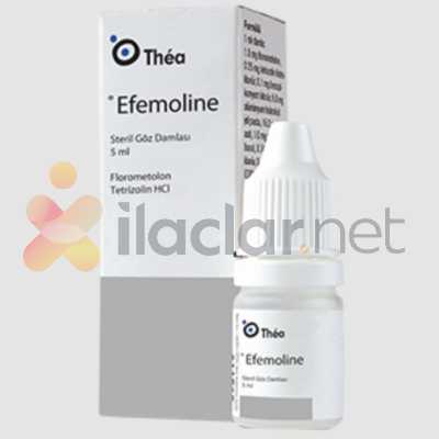 EFEMOLINE 1 MG/ML + 0.25 MG/ML GOZ DAMLASI, SUSPANSIYON