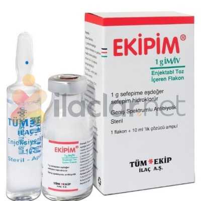 EKIPIM 1 GR IM/IV ENJEKTABL TOZ ICEREN 1 FLAKON