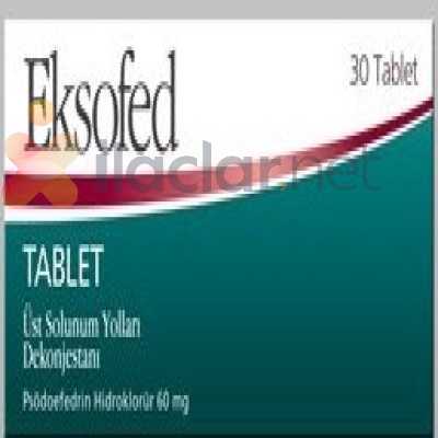 EKSOFED 60 MG 30 TABLET