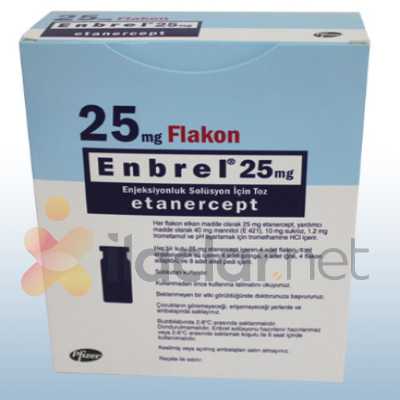 ENBREL 25 MG ENJEKSIYONLUK SOLUSYON ICIN TOZ (4 FLAKON)