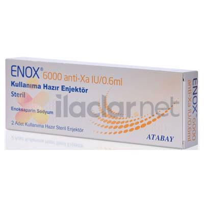 ENOX 8000 ANTI-XA IU/0,8 ML 2 KULLANIMA HAZIR ENJEKTOR