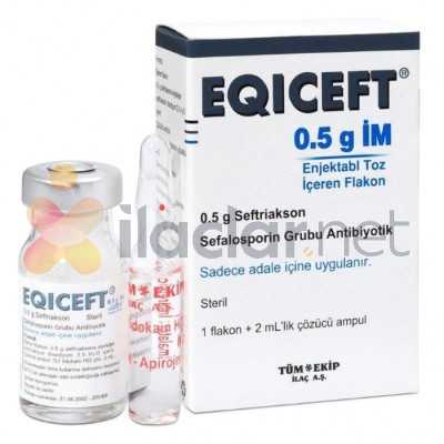 EQICEFT- IV 500 MG 1 FLAKON