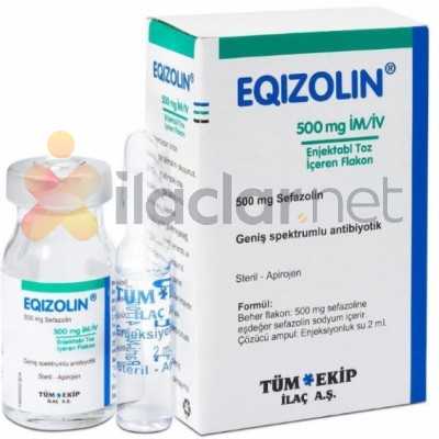 EQIZOLIN IM/IV 500 MG 1 FLAKON