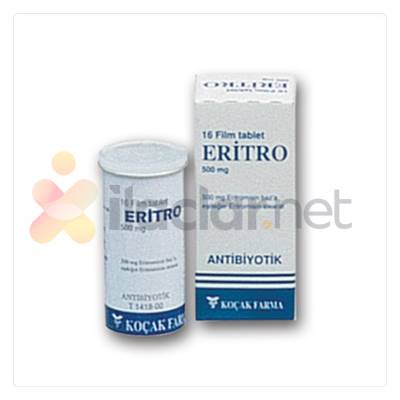 ERITRO 500 MG 16 TABLET