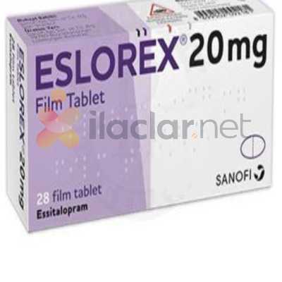 ESLOREX 20 MG 28 FILM TABLET