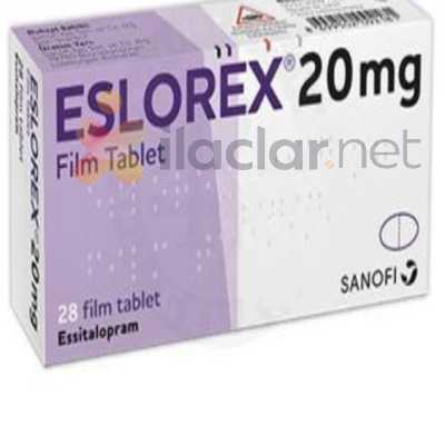 ESLOREX 20 MG 84 FILM TABLET