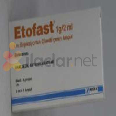 ETOFAST 1 GR/2 ML IM ENJEKSIYONLUK COZELTI
