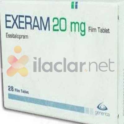 EXERAM 20 MG 84 FILM TABLET
