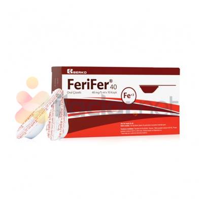 FERIFER-40 ORAL COZELTI 40 MG/5 ML 10 KASIK