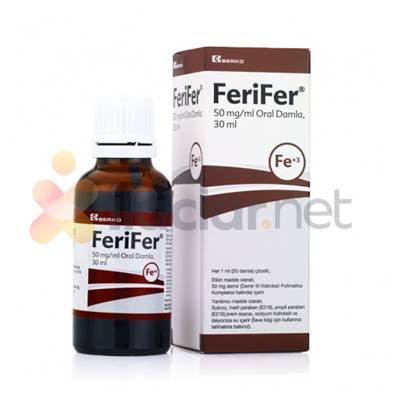 FERIFER 50 MG/ML ORAL DAMLA (30ML,1 SISE)