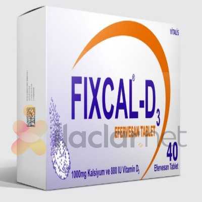 FIXCAL D3 1000 MG/880 IU 40 EFERVESAN TABLET