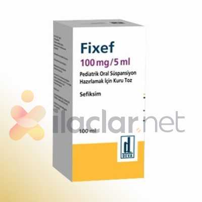 FIXEF 100 MG/5 ML PEDIATRIK ORAL SUSPANSIYON HAZIRLAMAK ICIN KURU TOZ (100 ML)