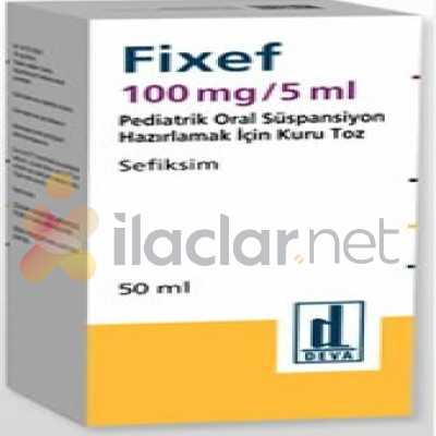 FIXEF 100 MG/5 ML PEDIATRIK ORAL SUSPANSIYON HAZIRLAMAK ICIN KURU TOZ (50 ML)