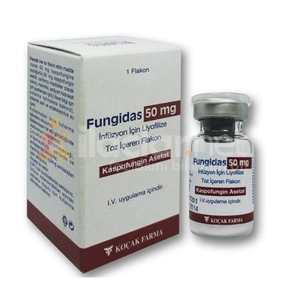 FUNGIDAS 50 MG INFUZYON ICIN LIYOFILIZE TOZ 1 FLAKON