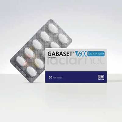 GABASET 600 MG 50 FILM TABLET