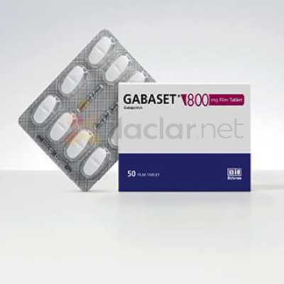 GABASET 800 MG 50 FILM TABLET