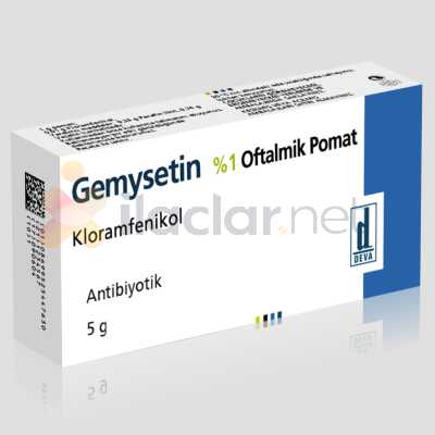 GEMYSETIN %1 OFTALMIK POMAT 5 G