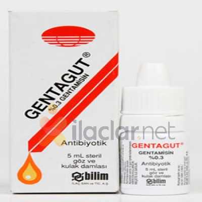GENTAGUT % 0,3 GOZ VE KULAK DAMLASI, COZELTI (5 ML)