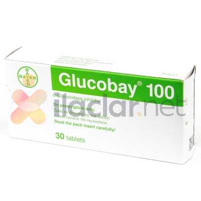 GLUCOBAY 100 MG 30 TABLET