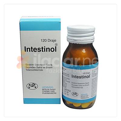 INTESTINOL 59,4 MG/21,3 MG/71,1 MG KAPLI TABLET (60 KAPLI ADET)
