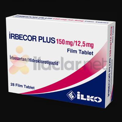 IRBECOR PLUS 150 MG /12,5 MG 28 FILM TABLET