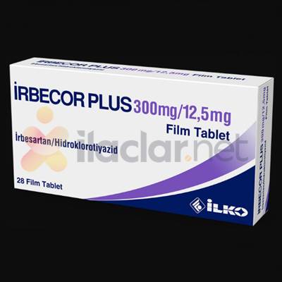 IRBECOR PLUS 300 MG /25 MG 28 FILM TABLET