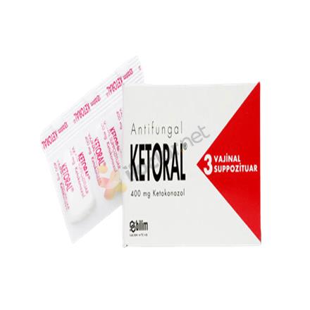 KETORAL VAG. 400 mg 10 supozituar