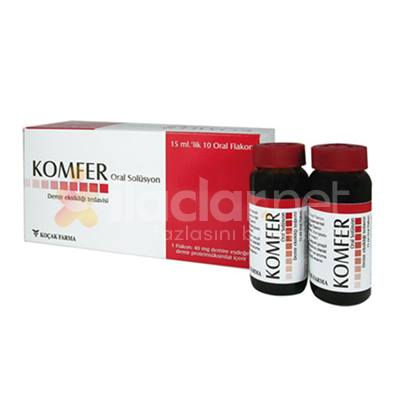 KOMFER 40 MG ORAL COZELTI (10 FLAKON)