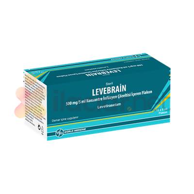 LEVEBRAIN 500 MG/ 5 ML KONSANTRE INF.COZ. ICEREN 10 FLAKON