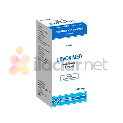 LEVOXIMED 500 MG/100 ML IV INFUZYON ICIN COZELTI ICEREN 1 FLAKON