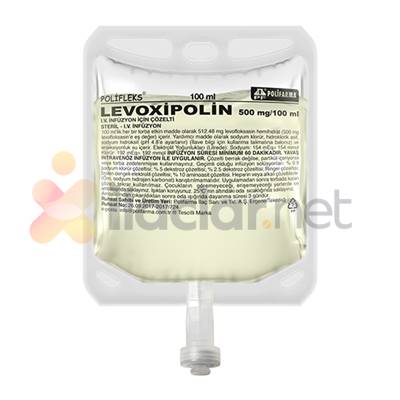 LEVOXIPOLIN 500 MG/ 100 ML IV INF. COZELTISI (100 ML)