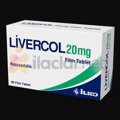LIVERCOL 20 MG 90 FILM TABLET
