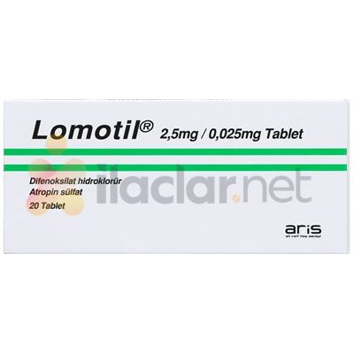 LOMOTIL 20 tablet