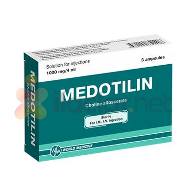 MEDOTILIN 1000 MG/4 ML IM/IV ENJEKSIYONLUK COZELTI ICEREN 5 AMPUL