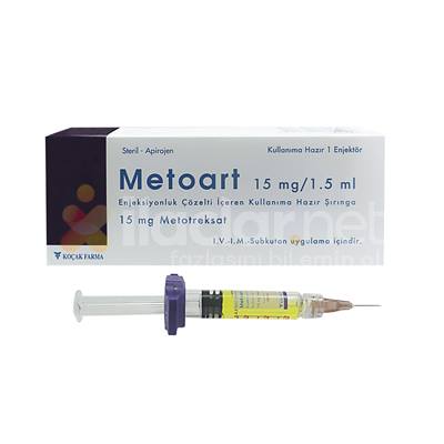 METOART 15 MG/1,5 ML ENJEKSIYONLUK COZELTI ICEREN ENJEKTOR ( 1 ENJEKTOR)