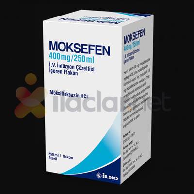 MOKSEFEN 400 MG/250 ML INF. SOLUSYONU