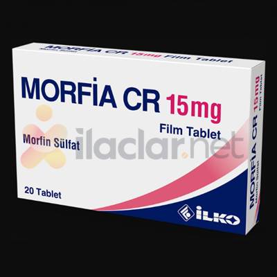 MORFIA CR 15 MG 20 FILM TABLET