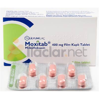 MOXITAB 400 MG 7 FILM TABLET