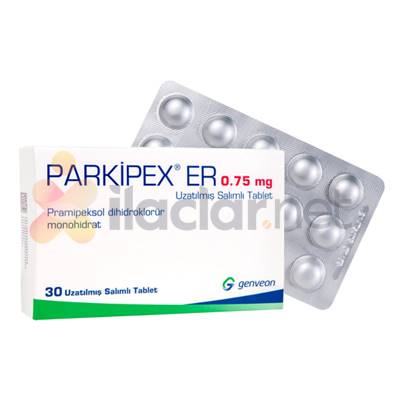 PARKIPEX ER 0,75 MG UZATILMIS SALIMLI 30 TABLET