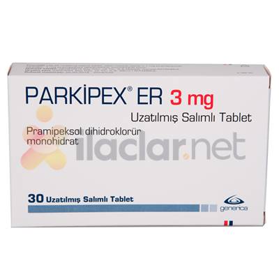 PARKIPEX ER 3 MG UZATILMIS SALIMLI 30 TABLET