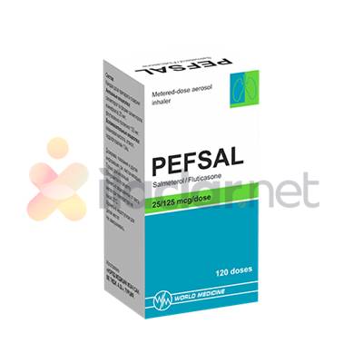 PEFSAL 25 MCG/50 MCG AERESOL INHALER (1 INHALER 120 DOZ)