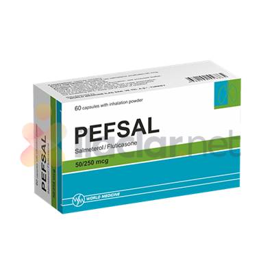 PEFSAL 50 MCG/250 MCG INHALER KAPSUL(60 KAPSUL)